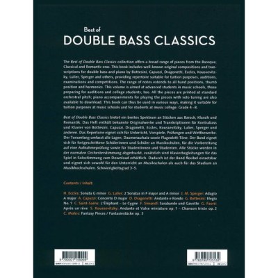 Schott Best Of Double Bass Classics