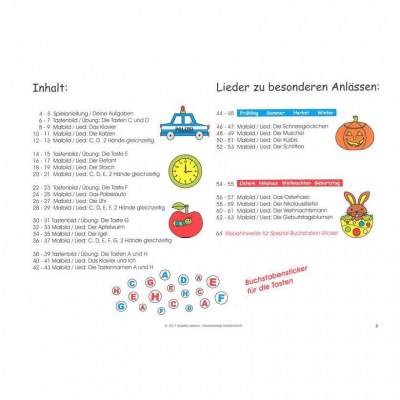Klavierzwerge  Klavierzwerge Lern-Set 3