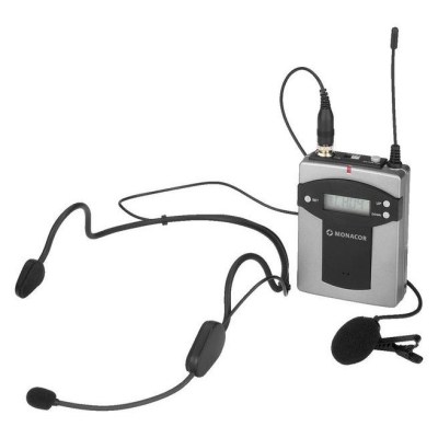 Monacor PAS-254D Headset/Lav Bundle