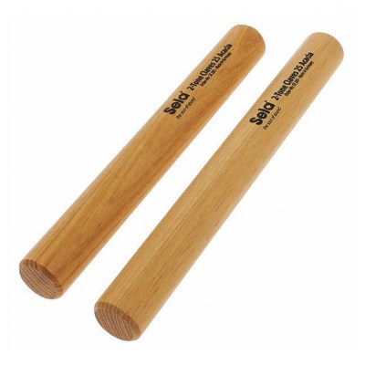Sela 2-tone claves 25 Acacia