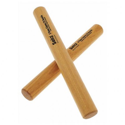 Sela 2-tone claves 25 Acacia