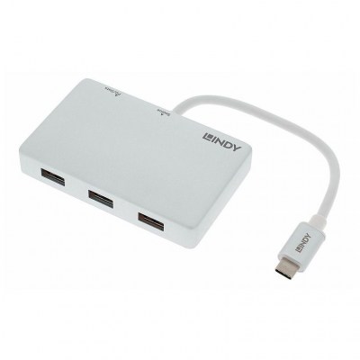 Lindy 3 Port USB 3.1 Hub Power Deliv