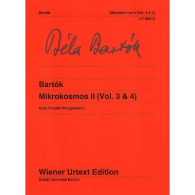 Wiener Urtext Edition Bartok Mikrokosmos 2