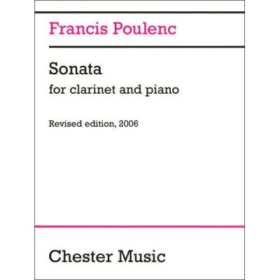 Chester Music Poulenc Klarinettensonate