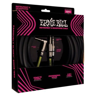 Ernie Ball Instrument & Headphone Cable