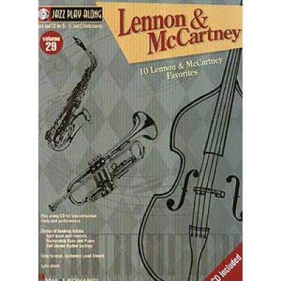 Hal Leonard Jazz Play Along Lennon Cartney
