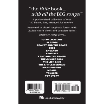 Hal Leonard Little Black Book Disney Uku