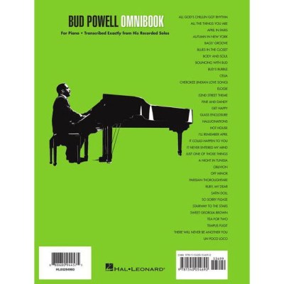 Hal Leonard Bud Powell Omnibook