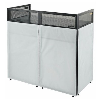 Roadworx DJ Table White Shelf