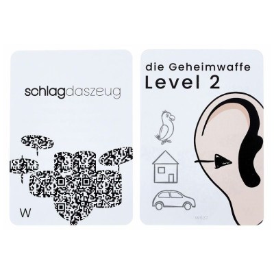 Schlag das Zeug Spielkarten-Set Level 2