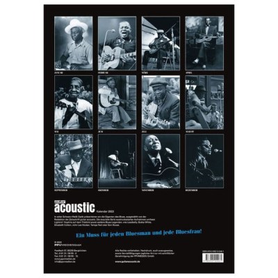 PPV Medien Acoustic Blues Calendar 2023