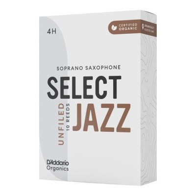 DAddario Woodwinds Organic Sel. Jazz Unf. SOP 4H