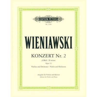 Edition Peters Wieniawski Violinkonzert Nr. 2