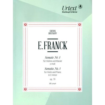 Breitkopf & Härtel Franck Sonate Nr. 1 c-moll