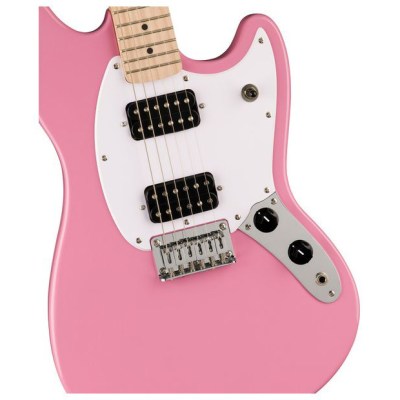Squier Sonic Mustang HH Flash Pink