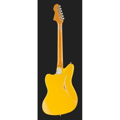 Valiant Guitars Jupiter Distressed Yellow