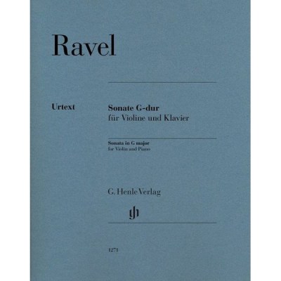 Henle Verlag Ravel Violinsonate G-Dur