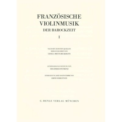 Henle Verlag Französische Violinmusik