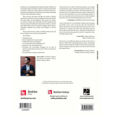Berklee Press Violin Fingerboard Mastery