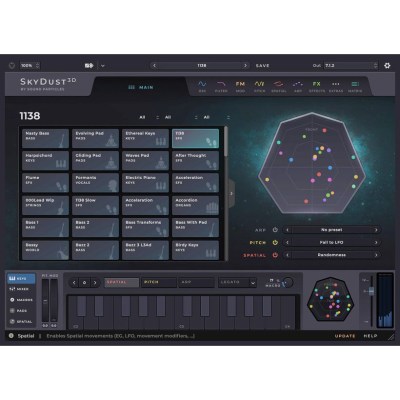 Sound Particles SkyDust 3D