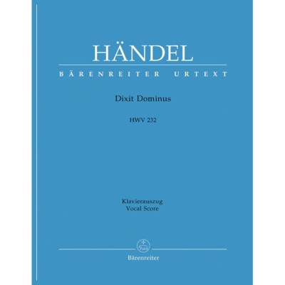 Bärenreiter Händel Dixit Dominus