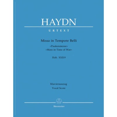 Bärenreiter Haydn Missa in Tempore Belli