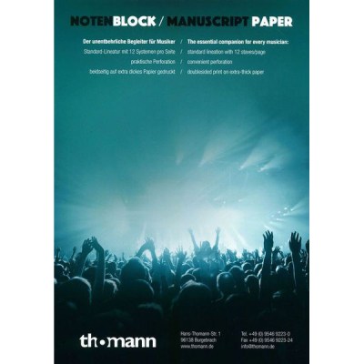 Thomann Notenblock A4