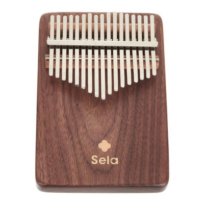 Sela Kalimba 17 Solid Black Walnut