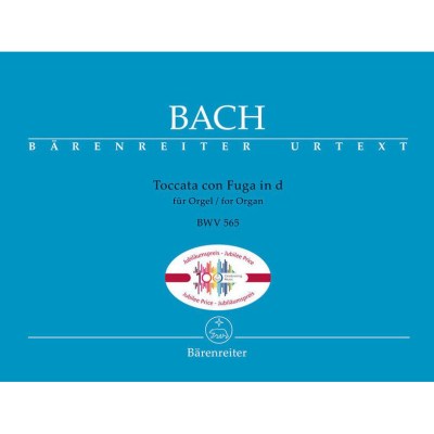 Bärenreiter Bach Toccata con Fuga BWV 565