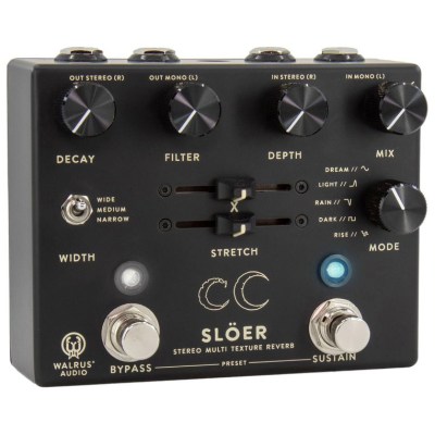 Walrus Audio Slöer Ambient Reverb Black