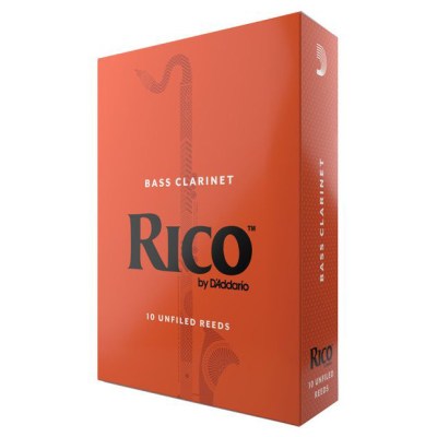 DAddario Woodwinds Rico Bass Clarinet 3.0