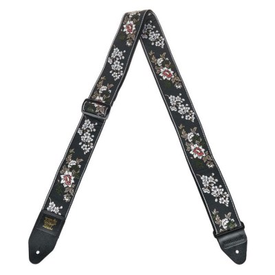 Ernie Ball E-Guitar Strap White Blossom