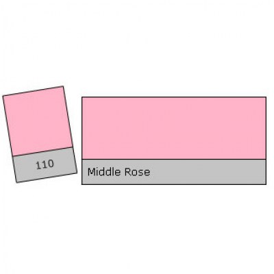 LEE Filter Roll 110 Middle Rose