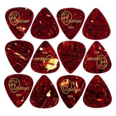 dAndrea Celluloid Pick Set 0,84 Shell