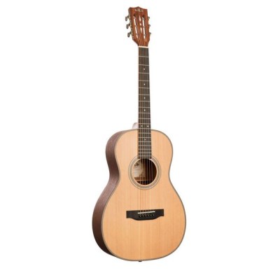 Kala Solid Cedar Top Parlor Guitar