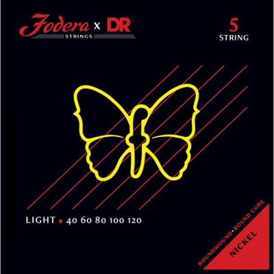 Fodera x DR 5-String Set Light Nickel