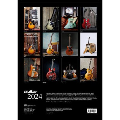 PPV Medien Gibson Les Paul Calendar 2024