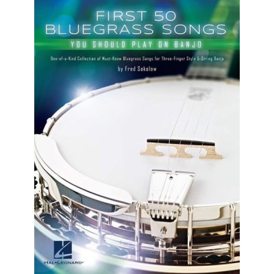 Hal Leonard 50 First Bluegrass Songs Banjo