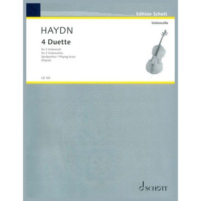 Schott Haydn 4 Duette Violoncello