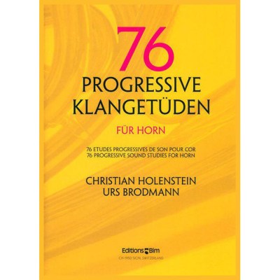 Editions Bim 76 progressive Klangetüden