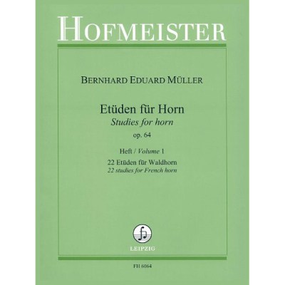 Friedrich Hofmeister Verlag Etüden für Horn 1