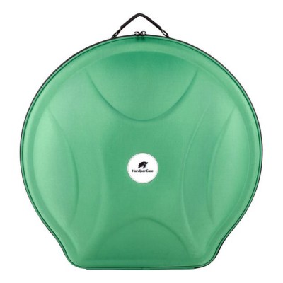 HandpanCare PU Zipper Case Green