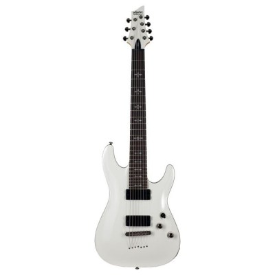 Schecter Demon 7  Vintage White