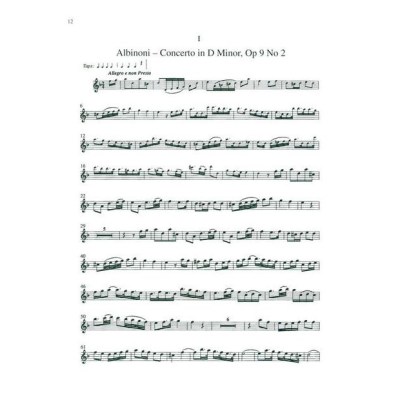 Music Minus One Albinoni Oboe Concertos