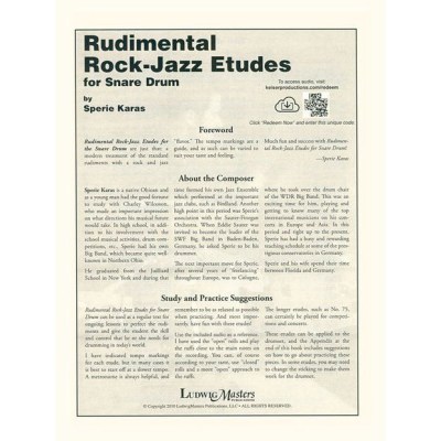 Ludwig Masters Publications Rudimental Rock-Jazz Etudes