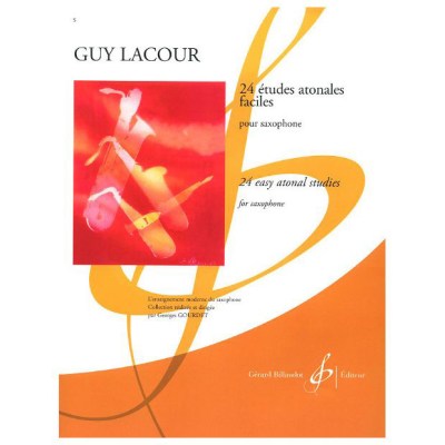 Editions Billaudot Etudes Atonales Faciles Sax