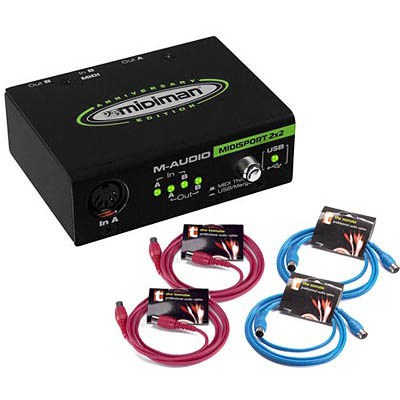 M-Audio MIDISport 2X2 USB Bundle