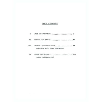 Try Publishing Company Jazz Improvisation Saxophone