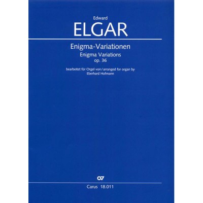 Carus Verlag Elgar Enigma-Variationen Orgel