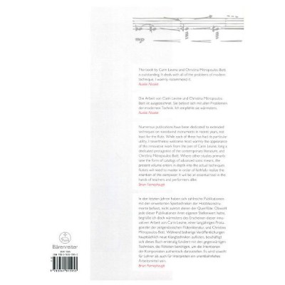 Bärenreiter Die Spieltechnik der Flöte
